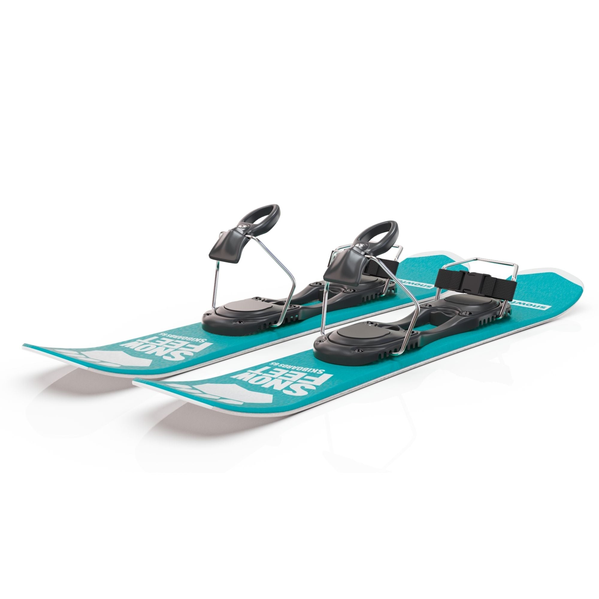 snowfeet-snowblades-for-snowboard-boots-black-skiboards-shortski-65cm-blue-turquoise