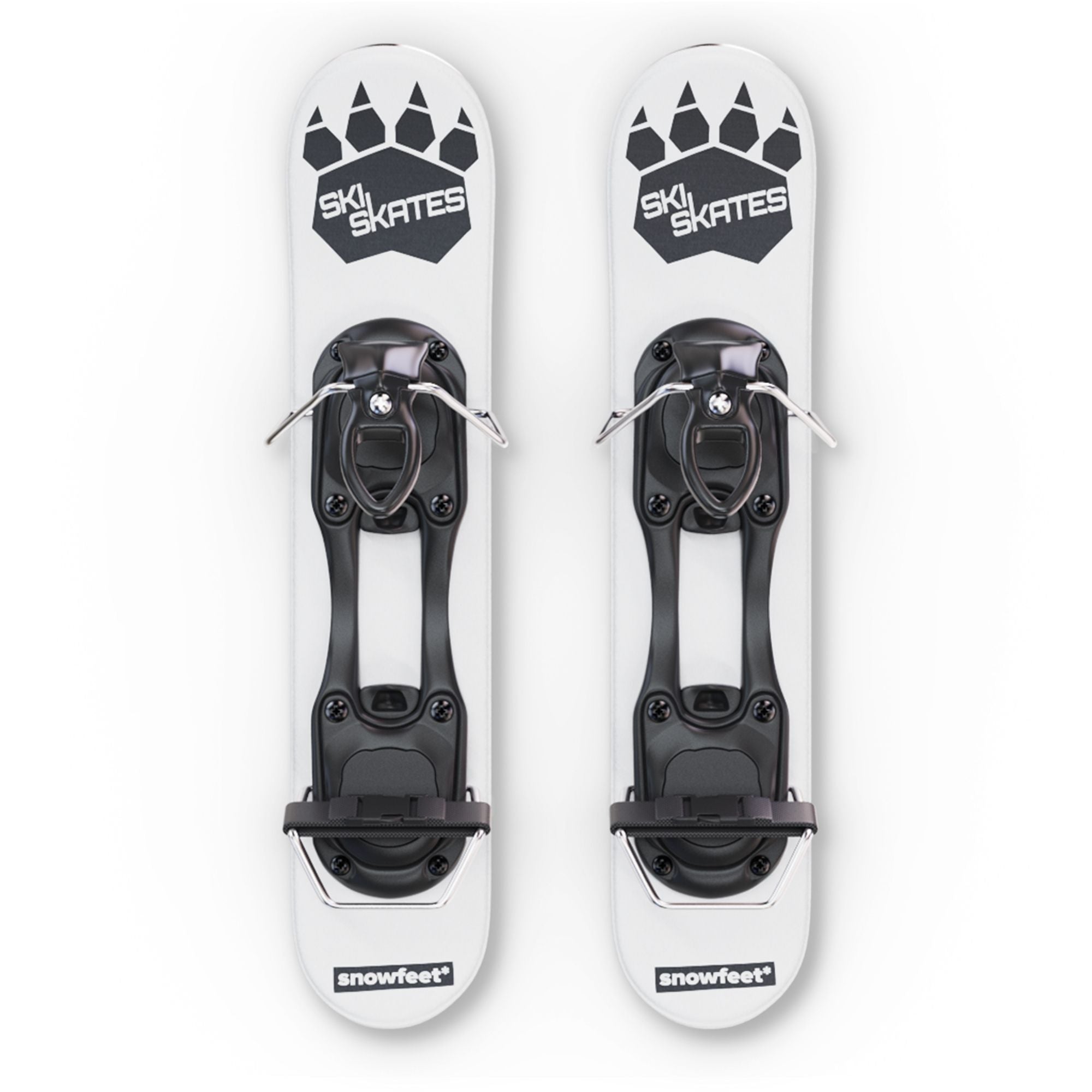 skiskates snowfeet miniski shortski shortestski snowboard boots bindings