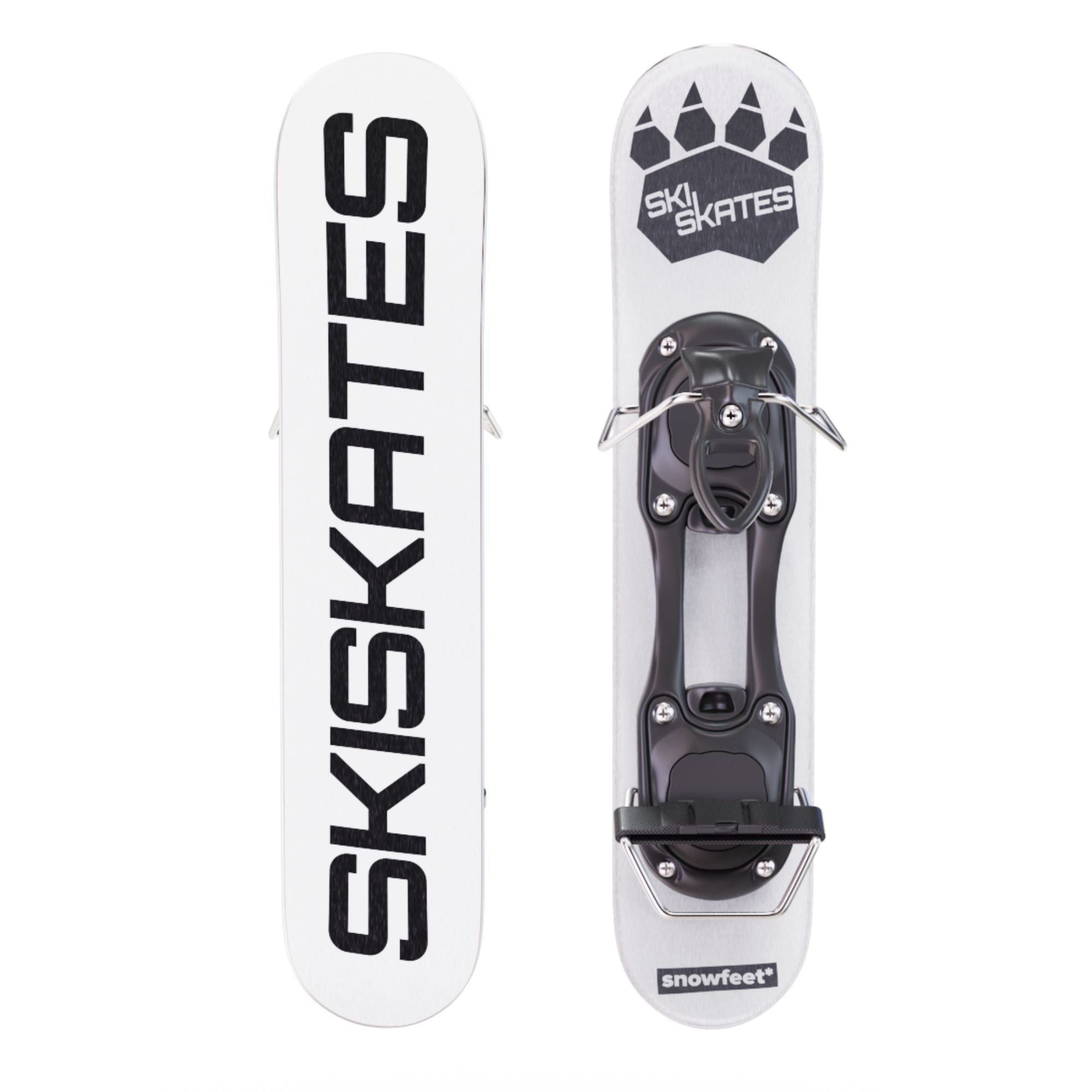 skiskates snowfeet miniski shortski shortestski snowboard boots bindings