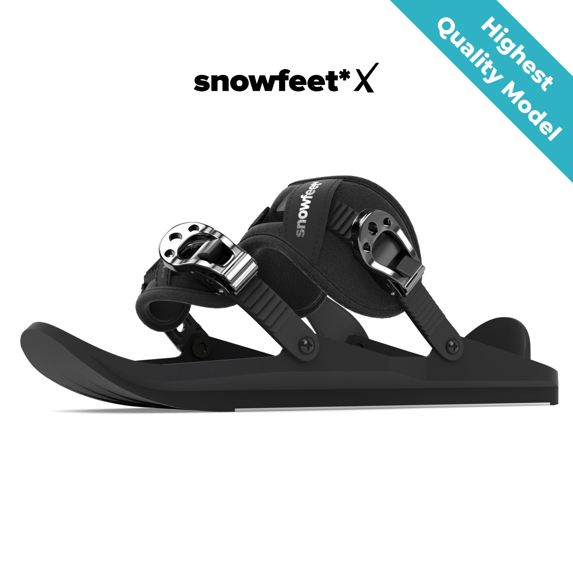 snowfeet x mini ski skates for snow snowskates short ski 