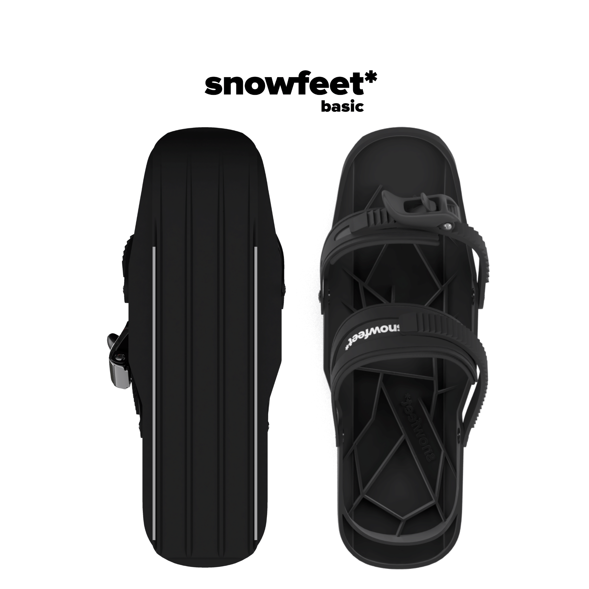 snowfeet mini ski skates for snow snowskates short ski 