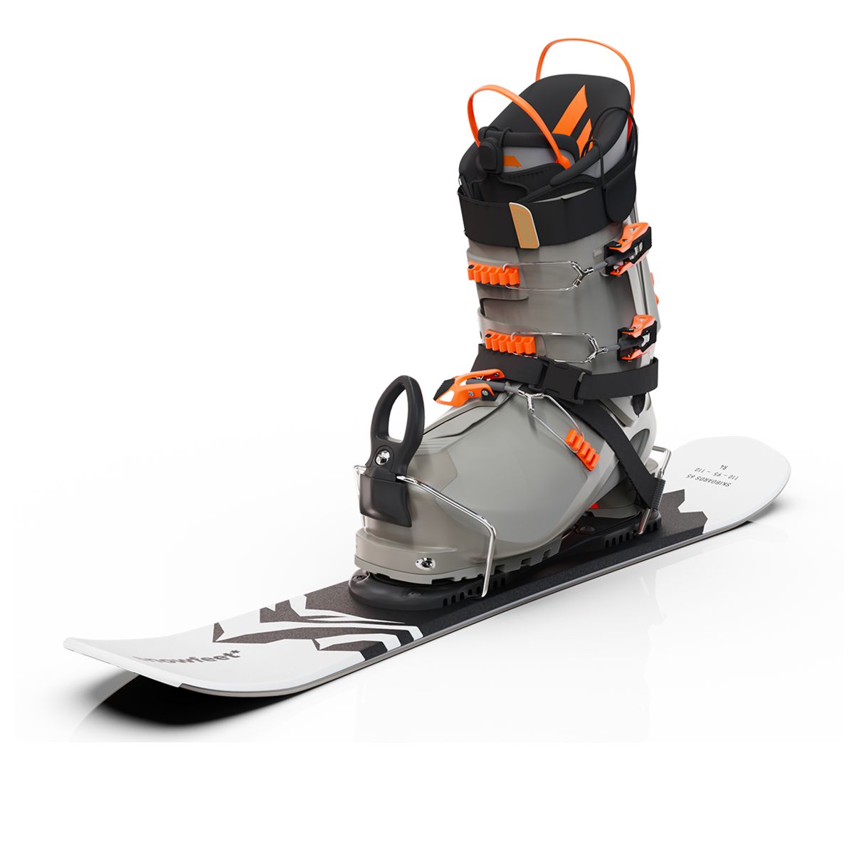 snowfeet-snowblades-bindings-for-ski-mountain-white-skiboards-shortski