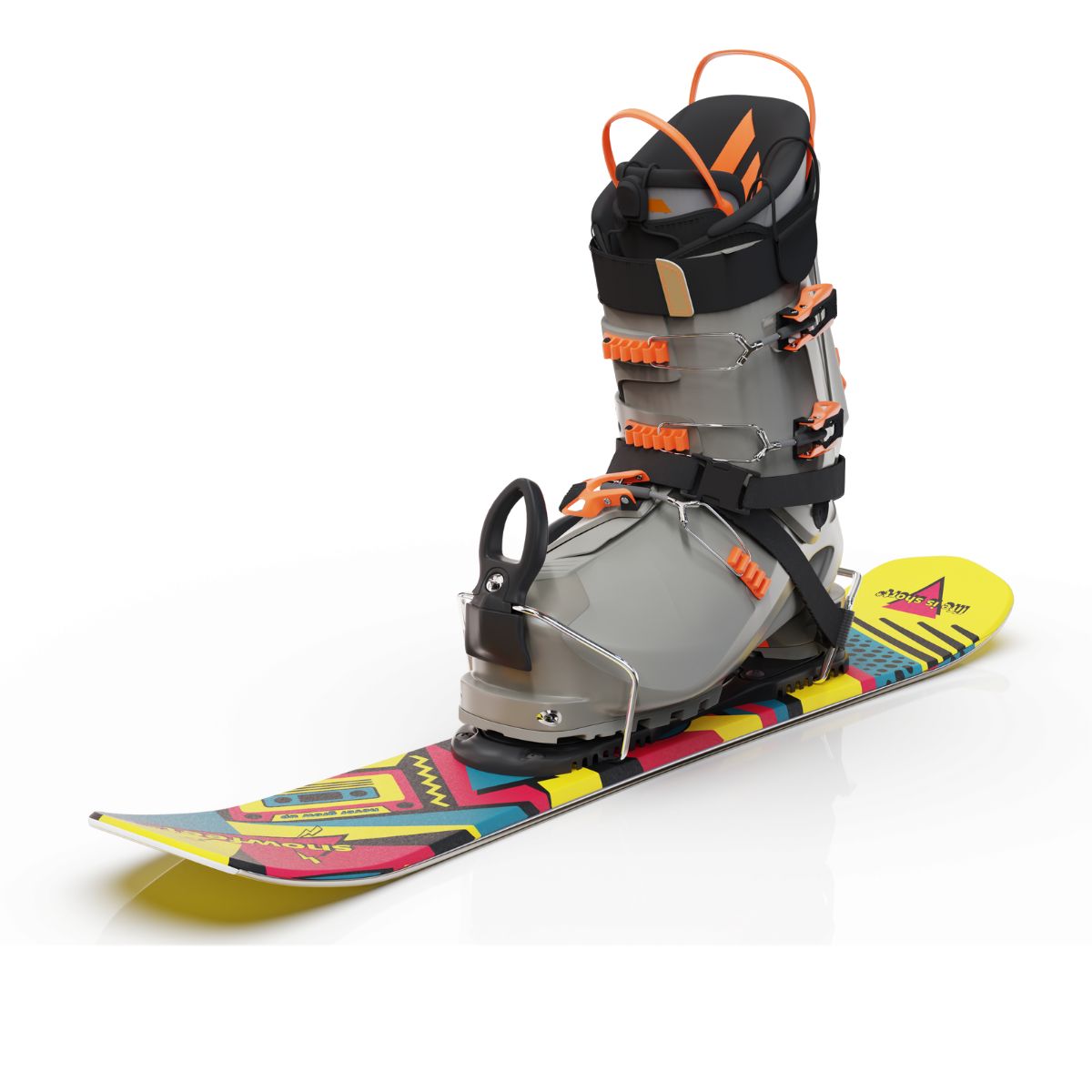 snowfeet-snowblades-bindings-for-ski-retro-skiboards-shortski